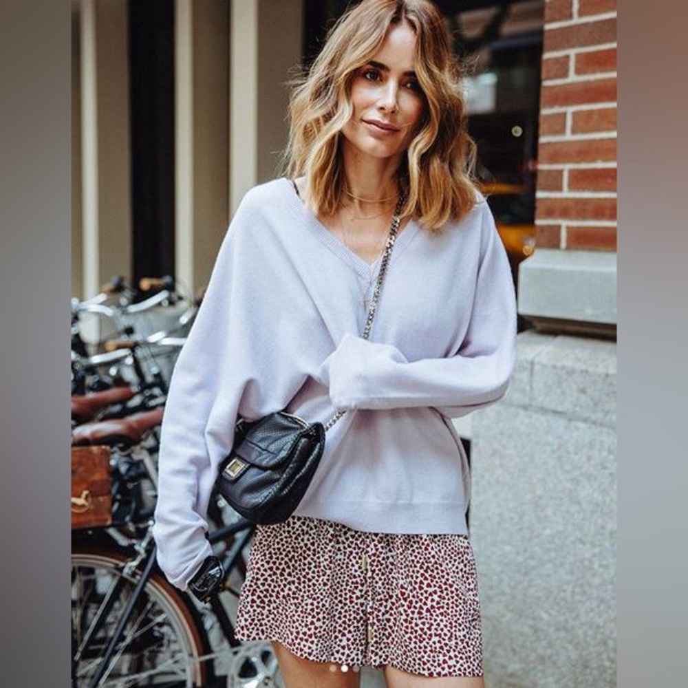 Anine Bing Ashley Shorts in Heart Print